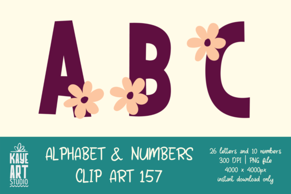 Floral Alphabet Sublimation 157 Graphics Review