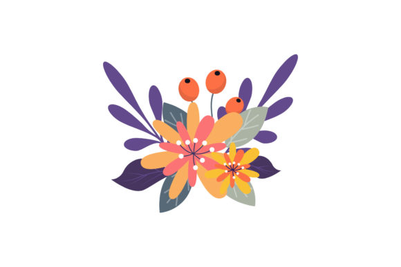 Floral Elegant Flowers Decoration Graphics & Illustrations