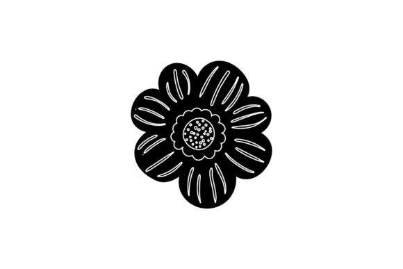 Floral Little Small Silhouette: Graphics & Illustrations