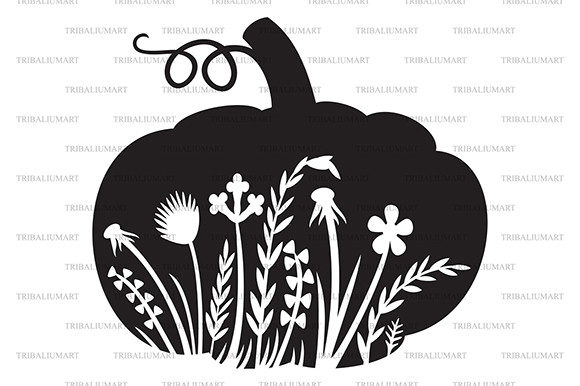 Floral Pumpkin Graphics and Illustrations Review