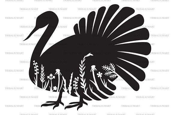Floral Turkey Graphics and Illustrations Review