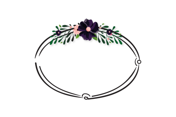 Hand Drawn Floral Frame Collection: Graphics & Illustrations