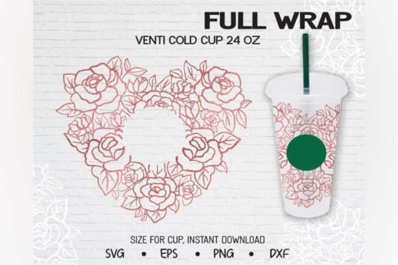 Heart Roses Floral: Graphics & Illustrations