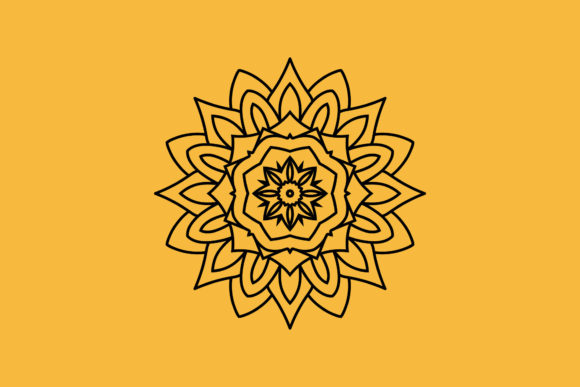 Mandala Floral Islam Graphics & Illustrations