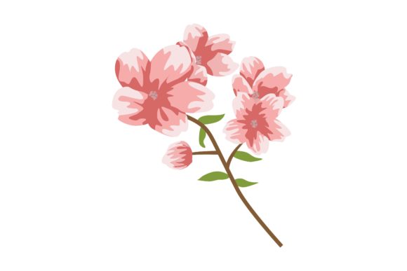 Pink Floral Graphics & Illustrations Review
