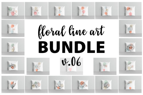 Reviewing Floral Line Art Flower SVG for Pillow