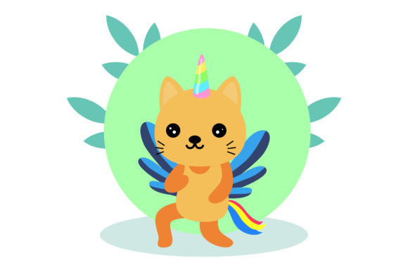 Unicorn Cats Sweet Animal Circle Floral Review